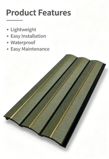 Olive Gold Groove PS Decor Wall Panel best